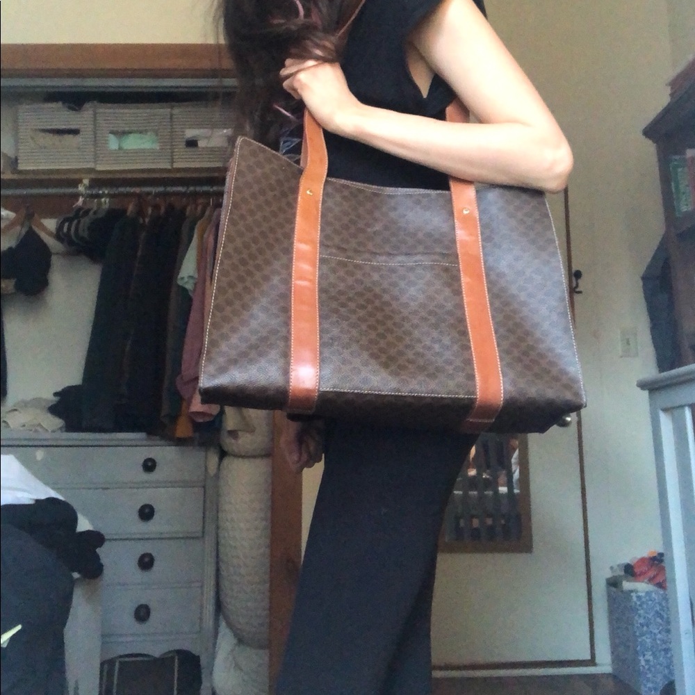 Vintage Celine oversized tote